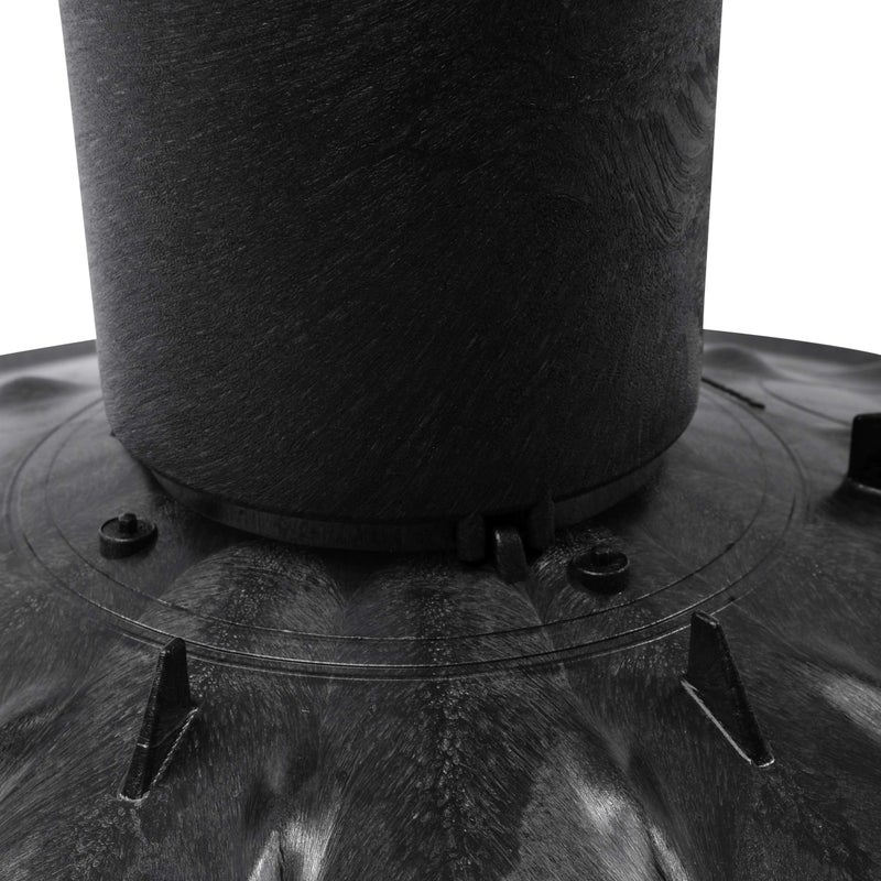 NDS FWSD69 6-Inch Round Surface Drain Inlet with Plastic Grate for Flo Stormwater Dry Well System, Pack of 1, Black - Image 3